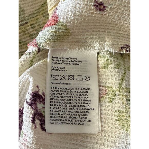 NWT H&M Puff-Skeeve Textured Jersey Dress SZ XXL - Picture 12 of 12